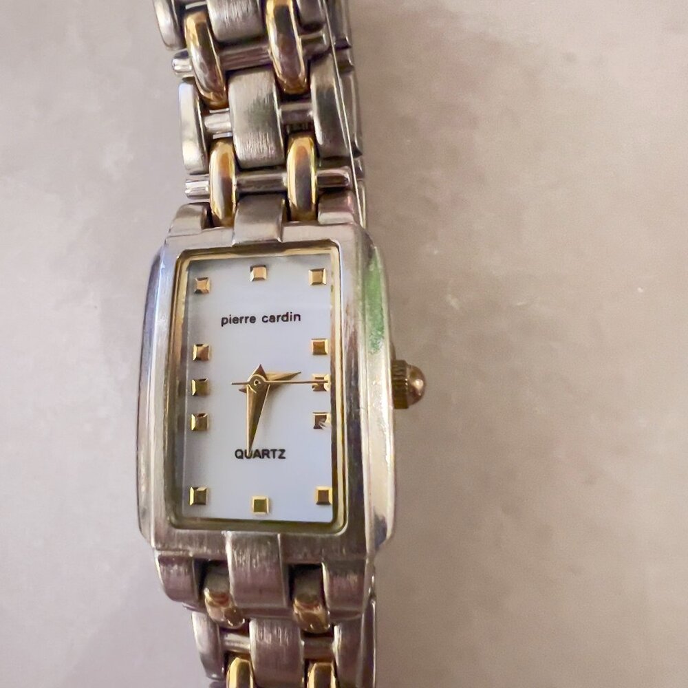 Vintage Pierre Cardin Two-Tone Watch - Picture 2 of 5